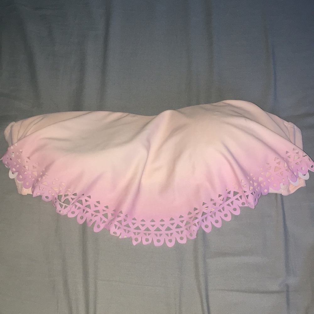 peachy pink ombré bandeau